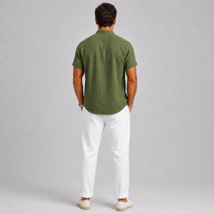 mens-linen-shirt-and-trouser-set