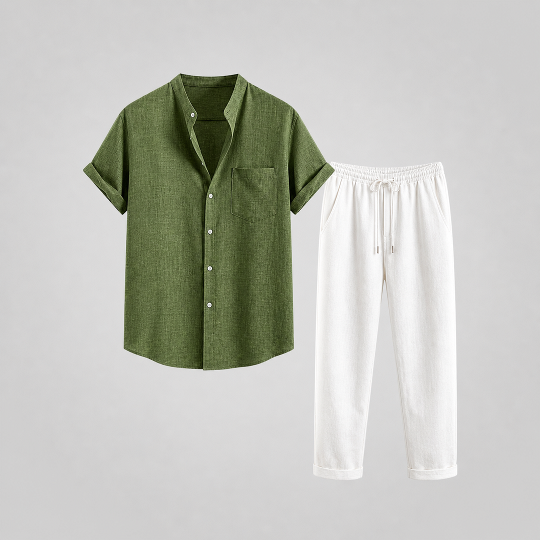 mens-linen-shirt-and-trouser-set