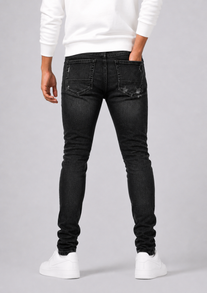 Herre Slim-Fit Ripped Jeans