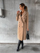 Annora | Women's Double-Breasted Long Coat with Wide Lapels