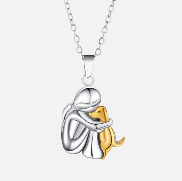 Arwen Dog and Owner Pendant Necklace - image 1