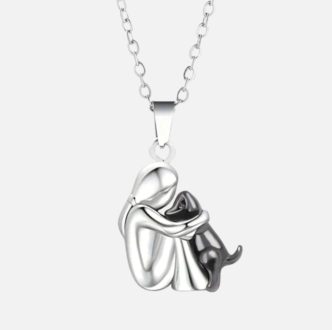 Arwen Dog and Owner Pendant Necklace - image 3