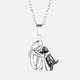 Arwen Dog and Owner Pendant Necklace - image 3