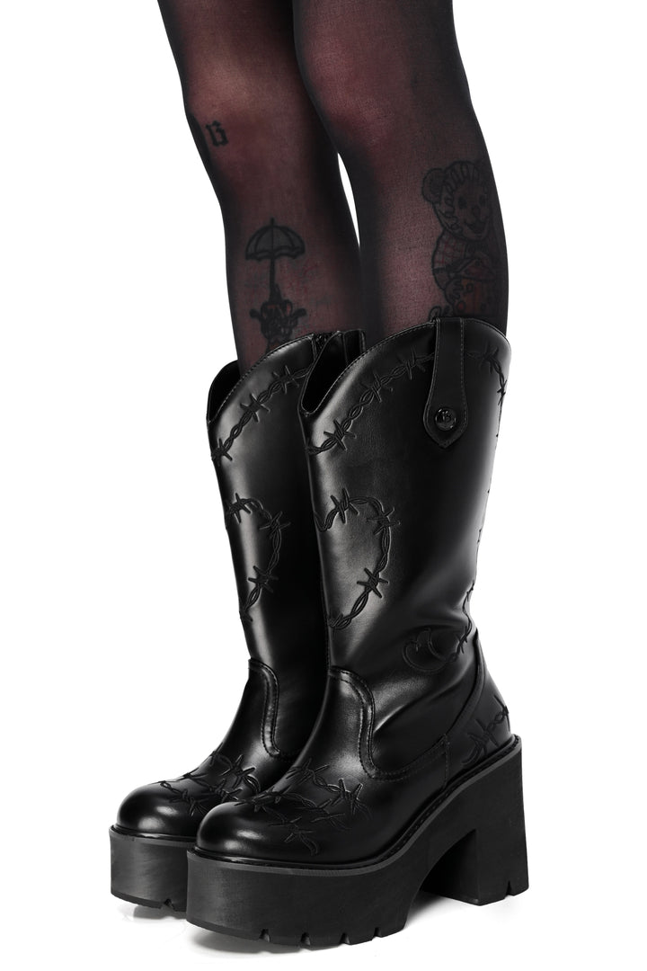 Daria | Women's Platform Cowboy Boots