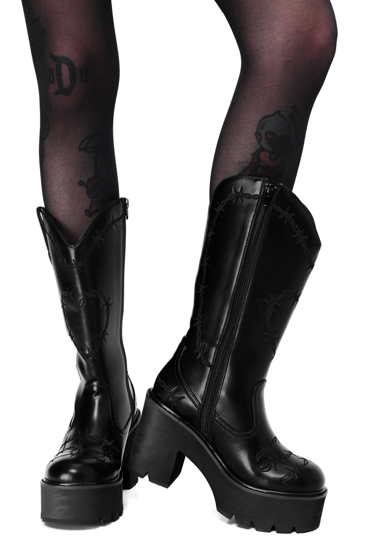Daria | Women's Platform Cowboy Boots