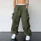 Finnian Wide-Leg Parachute Cargo Pants with Toggle Hems - image 4