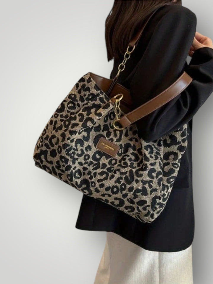 Pemberley | Women's Leopard Print Tote Bag