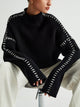 Jeanne | Women's Crew Neck Knit Sweater