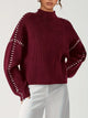 Jeanne | Women's Crew Neck Knit Sweater