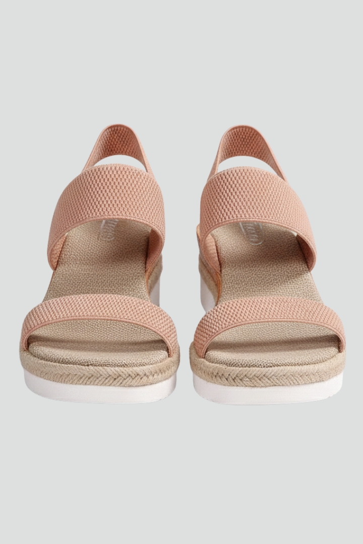 Dame Sandaler med Elastisk Overdel og Hævet Sole