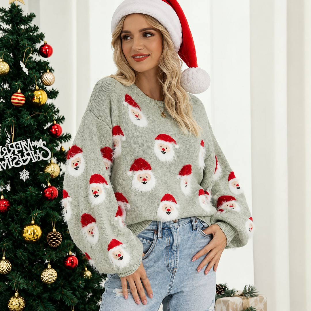 Marloes Santa Knit Christmas Sweater - image 5