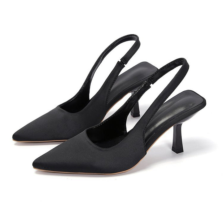 Veronique | Women's Pointed-Toe Slingback Pumps with Low Heel