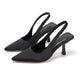 Veronique | Women's Pointed-Toe Slingback Pumps with Low Heel