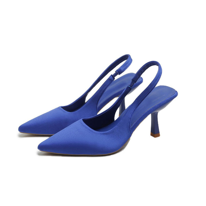 Veronique | Women's Pointed-Toe Slingback Pumps with Low Heel