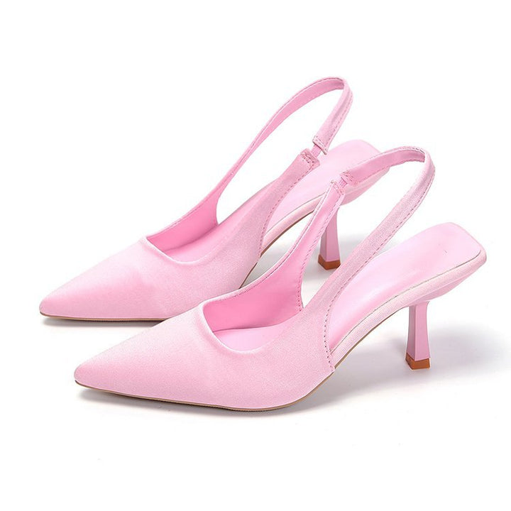 Veronique | Women's Pointed-Toe Slingback Pumps with Low Heel
