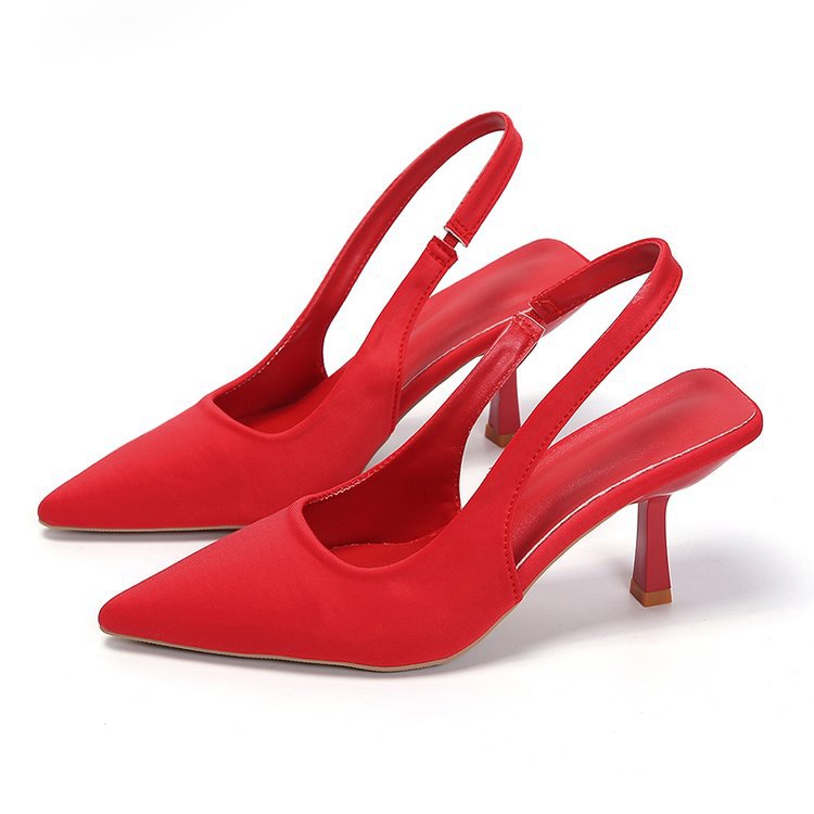 Veronique | Women's Pointed-Toe Slingback Pumps with Low Heel