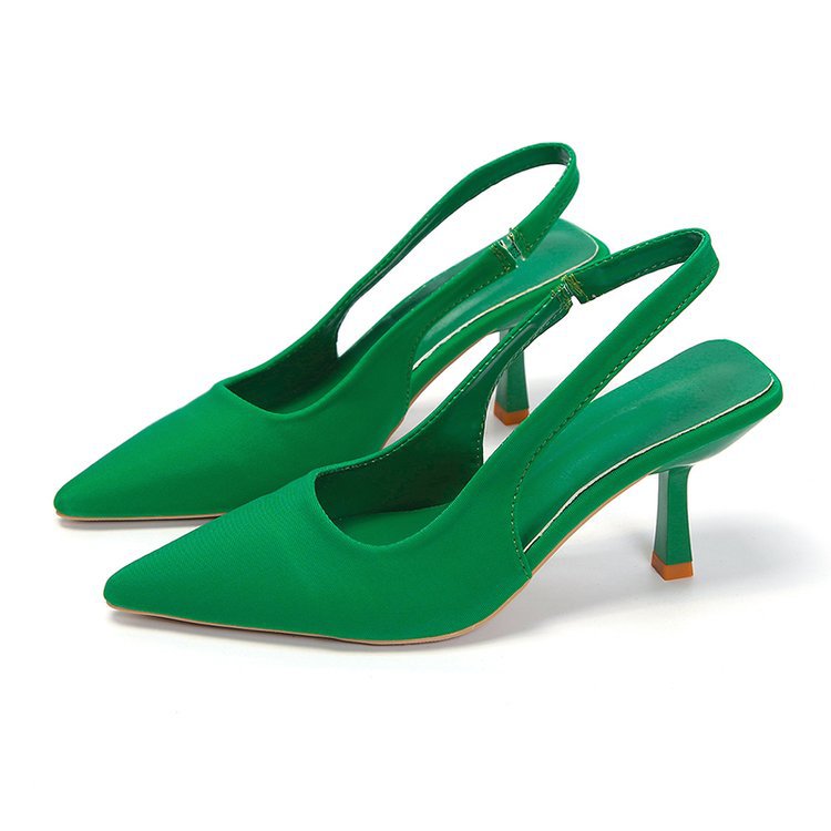 Veronique | Women's Pointed-Toe Slingback Pumps with Low Heel