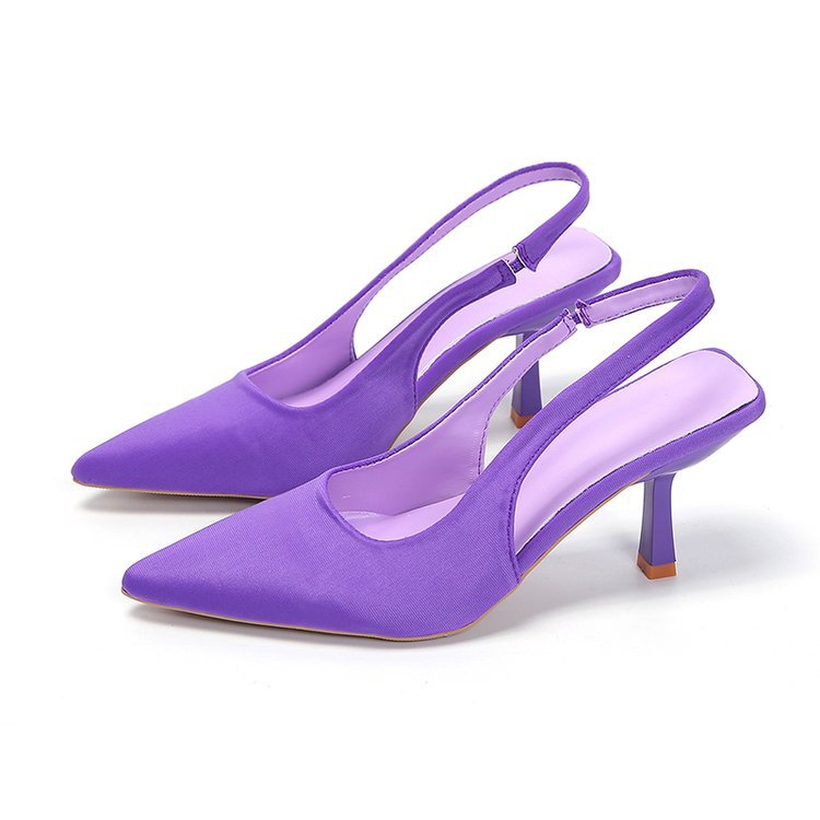Veronique | Women's Pointed-Toe Slingback Pumps with Low Heel