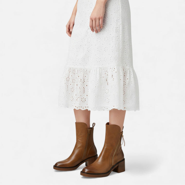 Bernardine | Women's Classic British‑Style Leather Boots