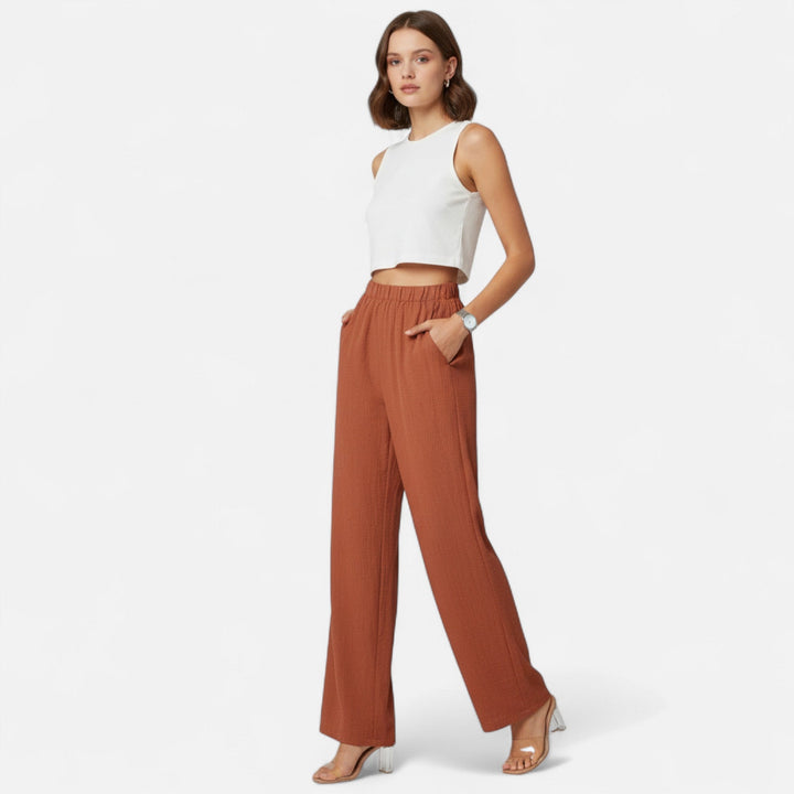 Lisabeth | Women's Straight-Leg Trousers