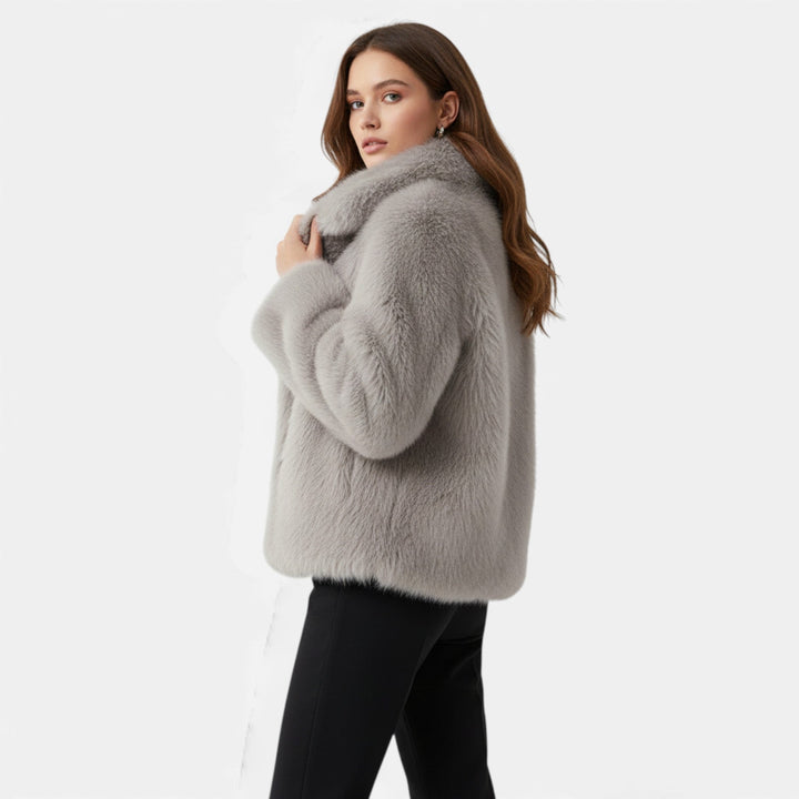 Helewise | Women's Faux-Fur Lapel Jacket