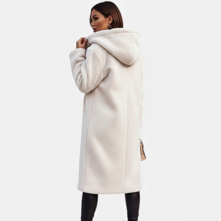 Oktavia | Women's Plush Faux‑Fleece Long Coat