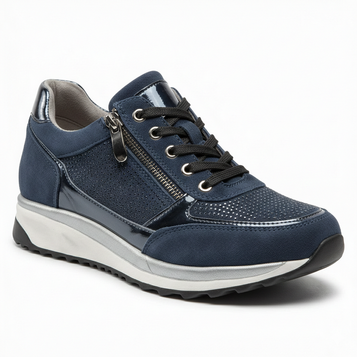 Denisa Wedge Sneakers with Side Zip - image 7