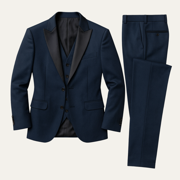 Valentin | Men's Three-Piece Suit with Waistcoat