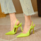 Elvira | Women's Pointed Slingback Stiletto Pumps