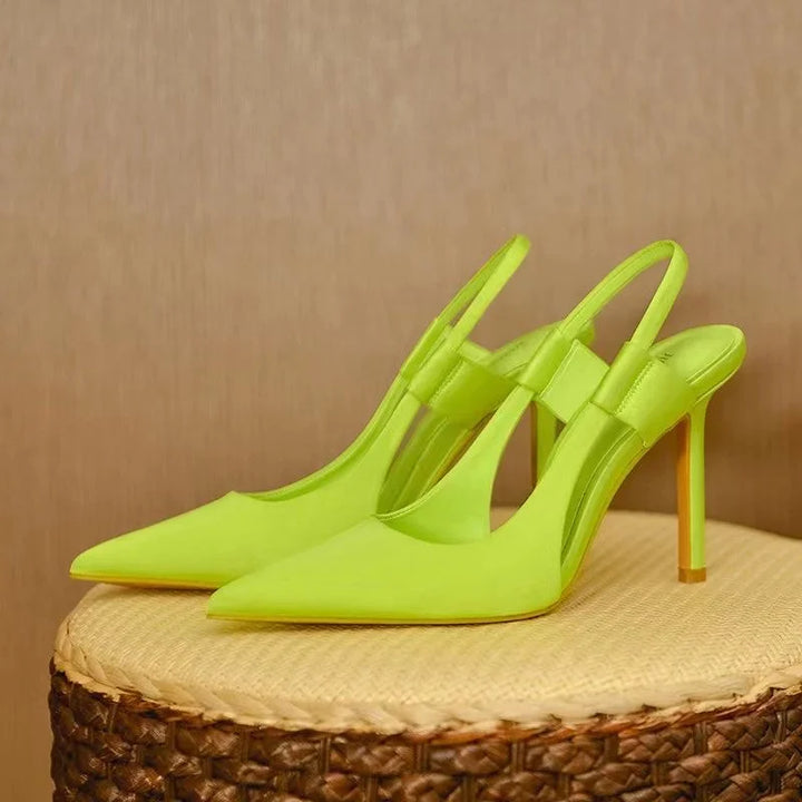 Elvira | Women's Pointed Slingback Stiletto Pumps