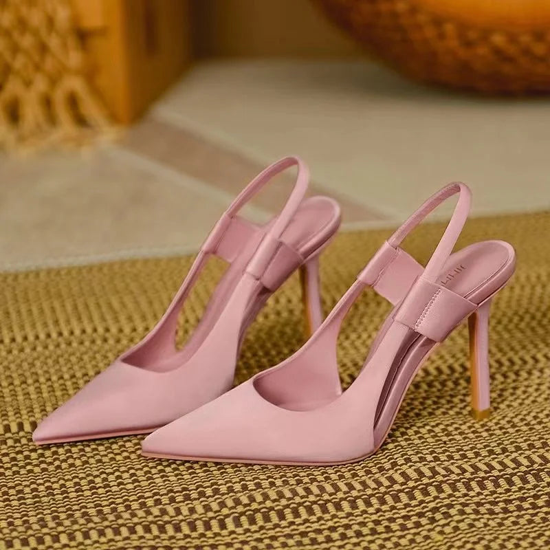 Elvira | Women's Pointed Slingback Stiletto Pumps