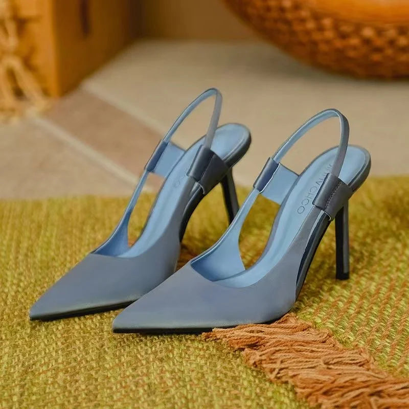 Elvira | Women's Pointed Slingback Stiletto Pumps