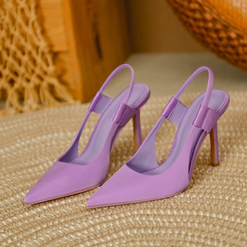 Elvira | Women's Pointed Slingback Stiletto Pumps