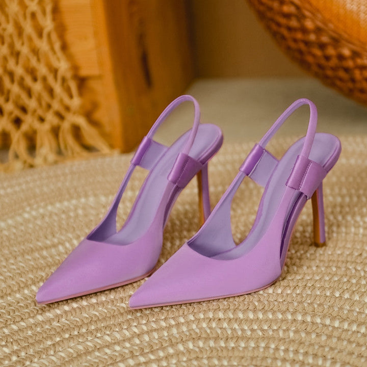 Elvira | Women's Pointed Slingback Stiletto Pumps