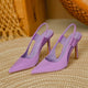 Elvira | Women's Pointed Slingback Stiletto Pumps