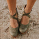 Teresa | Platform Wedge Heels with Ankle Strap for Women - Lavinem