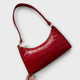 Nicoletta-Mae | Women's Croc-Embossed Baguette Bag