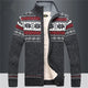Charles | Men's Nordic Pattern Zip Cardigan