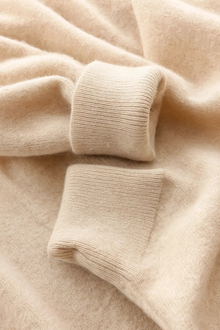Herre V-udskæring Uld-Blend Let Strik