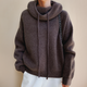 Celestine | Women's Hooded Oversized Jumper for Everyday Wear in Grey