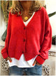 Georgiana | Women's Oversized Cardigan for Cold Weather in Red