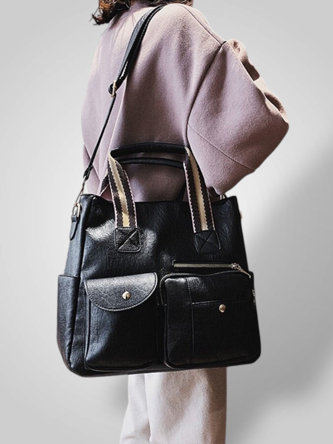 Marina | Women's Retro Large Compartment Shoulder Bag