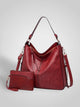 Martha | Women's Faux Leather Slouchy Hobo Shoulder Bag