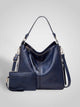 Martha | Women's Faux Leather Slouchy Hobo Shoulder Bag
