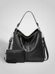 Martha | Women's Faux Leather Slouchy Hobo Shoulder Bag