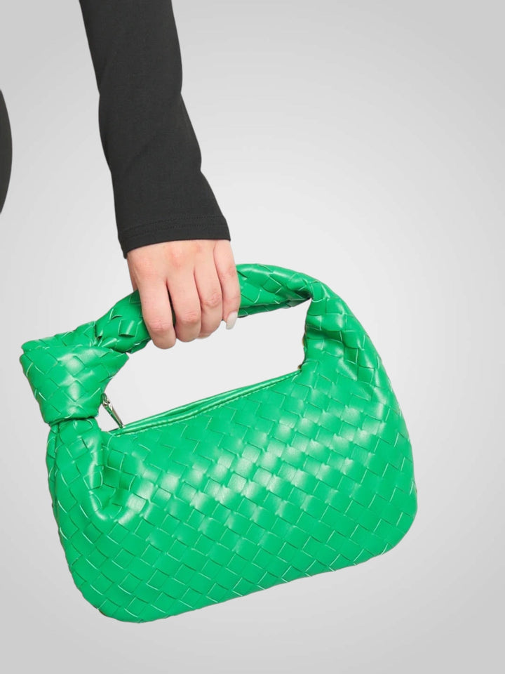 Rosamund | Women's Mini Bag With Woven Knot Top Handle