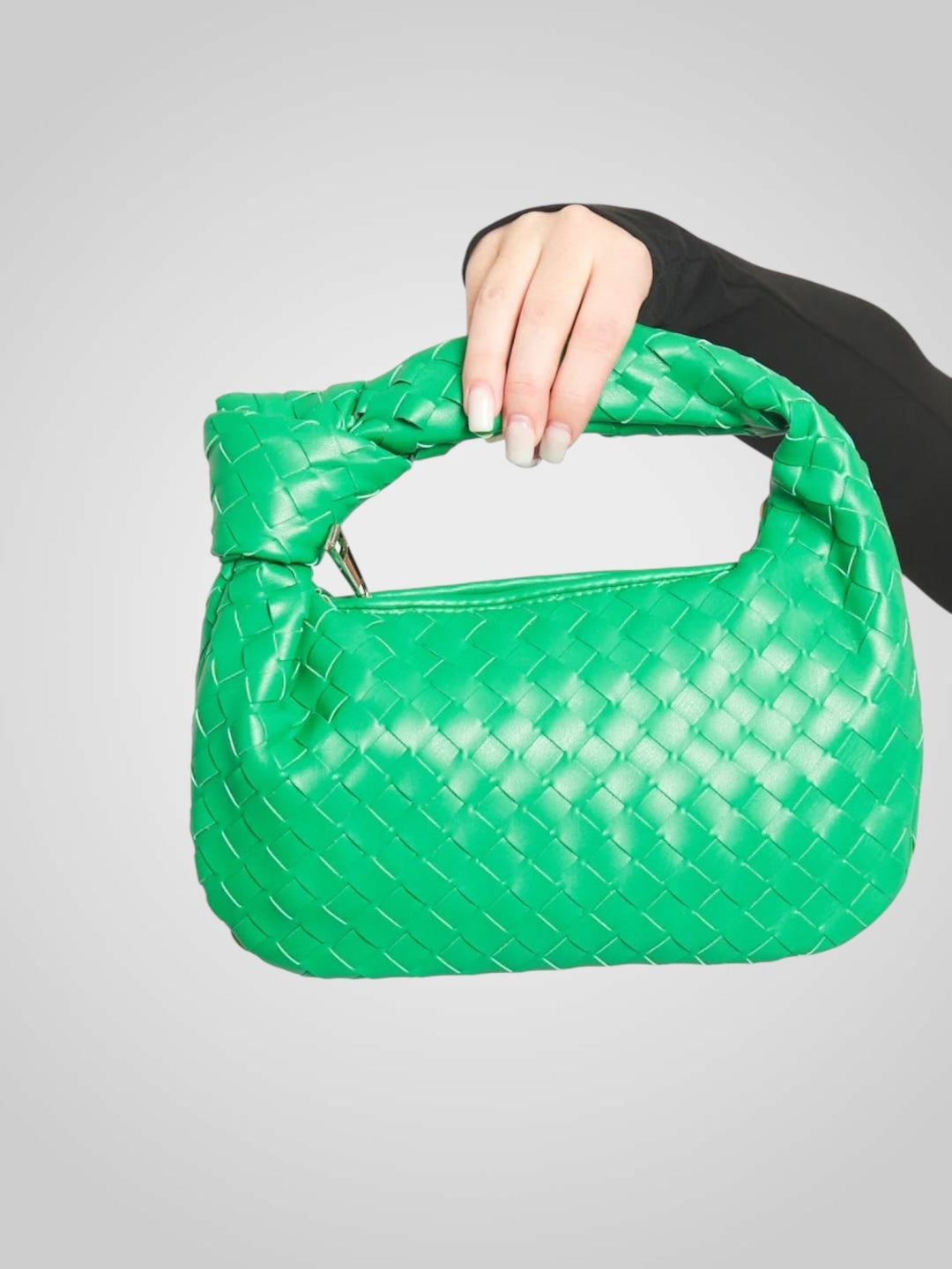 Rosamund | Women's Mini Bag With Woven Knot Top Handle