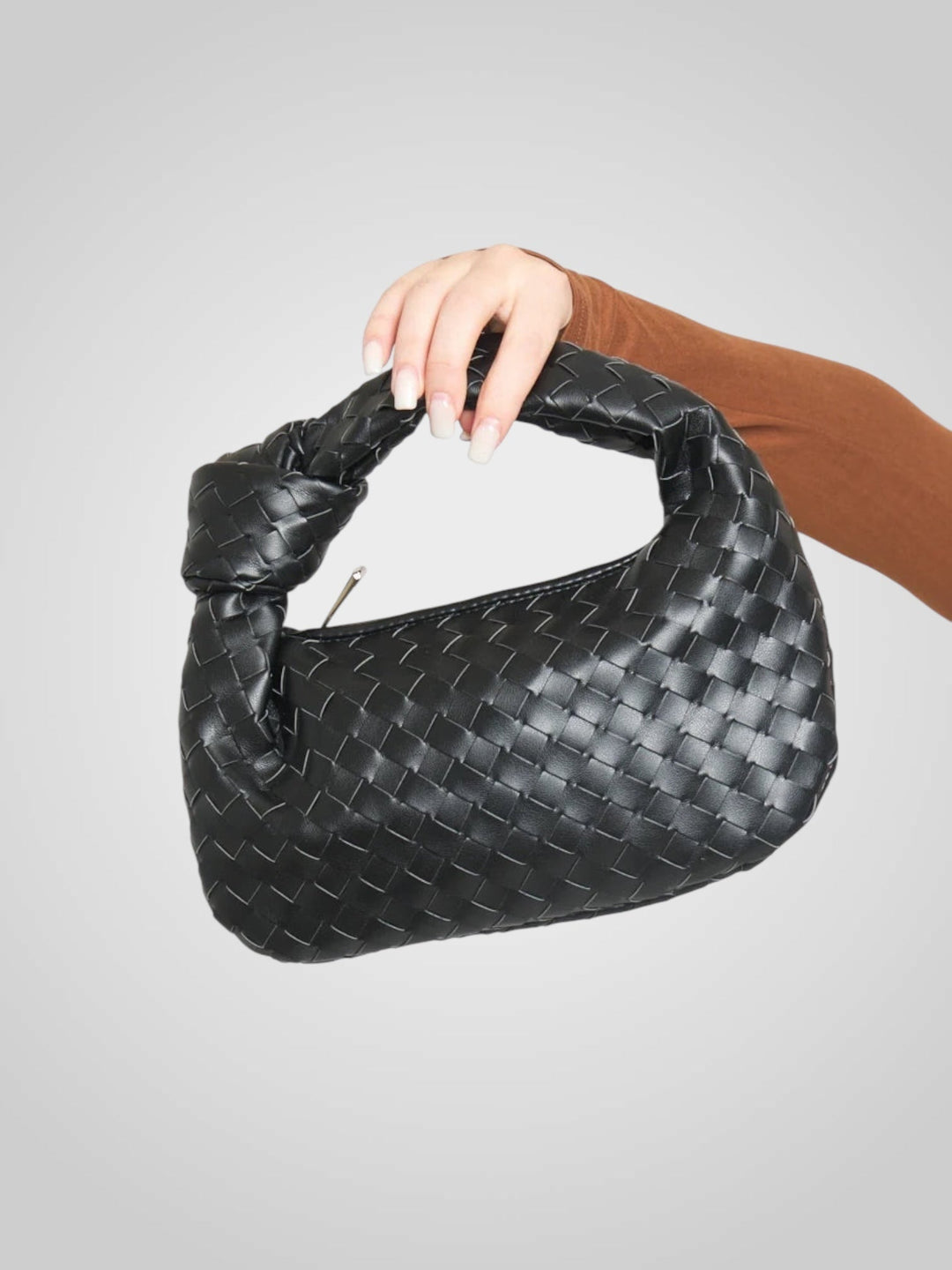Rosamund | Women's Mini Bag With Woven Knot Top Handle
