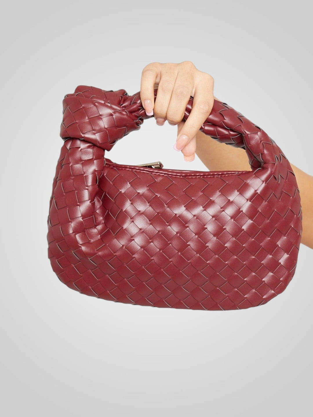 Rosamund | Women's Mini Bag With Woven Knot Top Handle