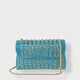 Minerva | Women's Chain Strap Bag With Coloured Stone Detail